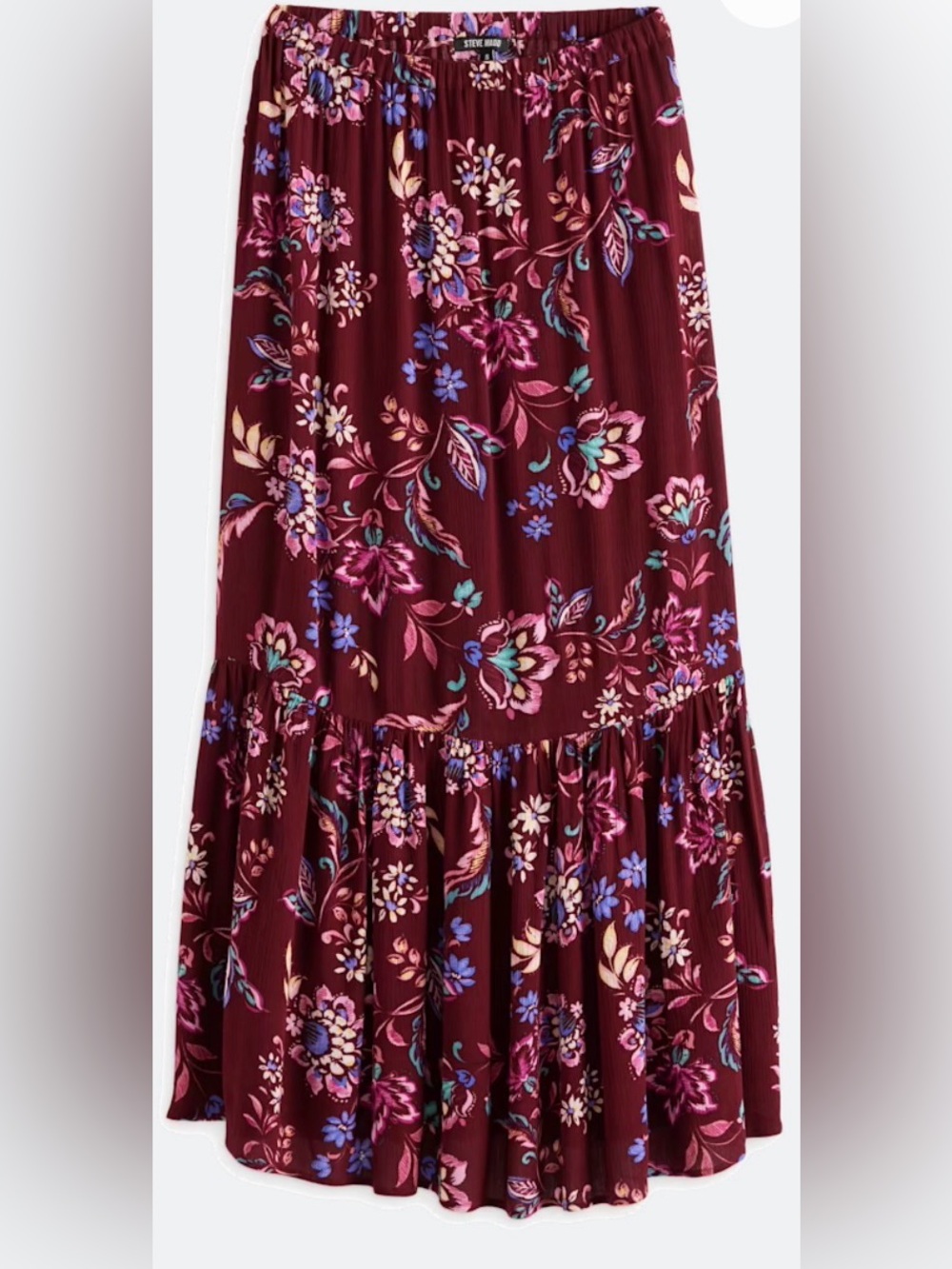 Steve Madden Jada Tier Hem Skirt